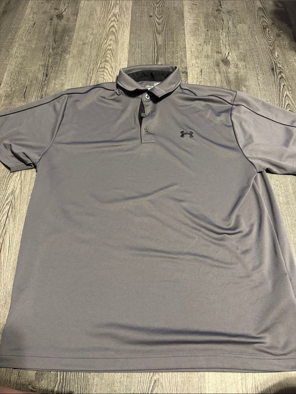 Under Armour Men’s Short Sleeve Polo - Charcoal Gray
